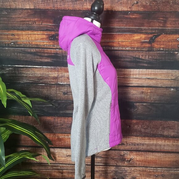 Avalanche Jacket S Hooded Full Zip Gray Magenta - Picture 2 of 11